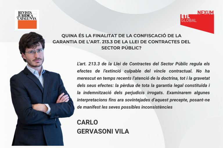 Artículo|Revista Jurídica de Catalunya             Confiscació de la garantia