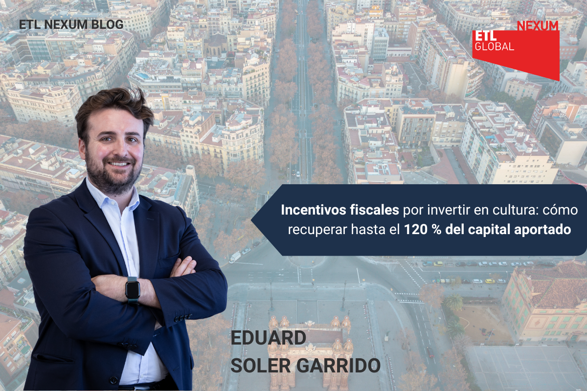 Incentivos fiscales por invertir en cultura